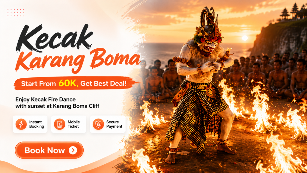 Banner Kecak Karang Boma Orange